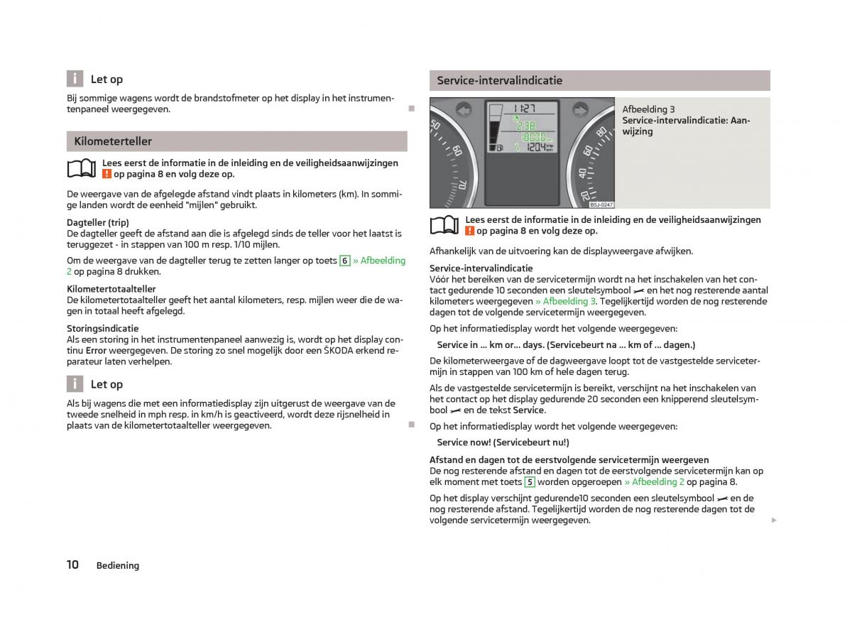 Skoda Fabia II 2 handleiding / page 12