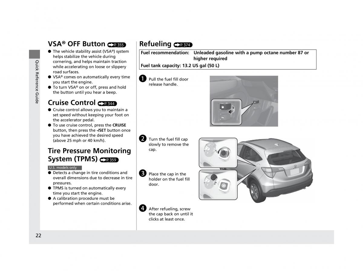 Honda HR V II 2 owners manual / page 23
