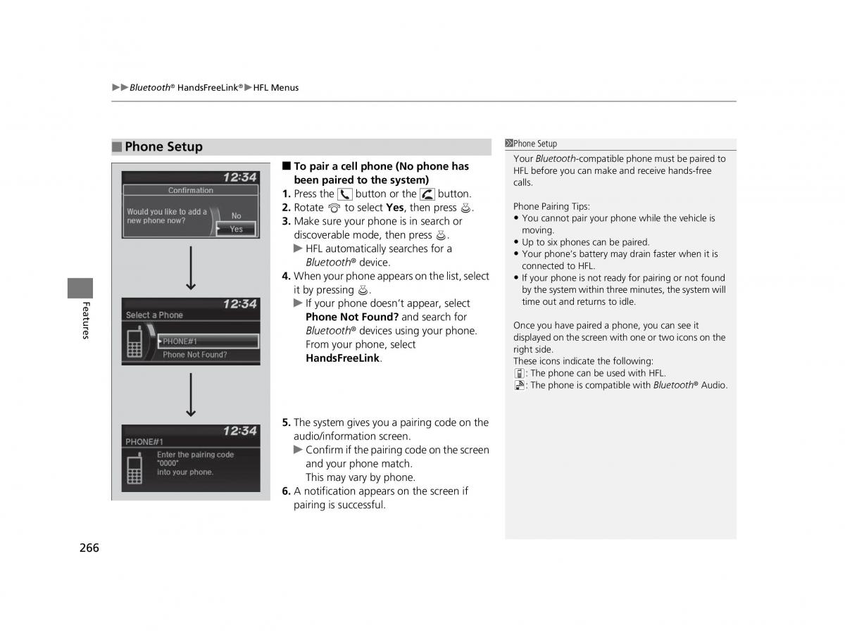 Honda HR V II 2 owners manual / page 267