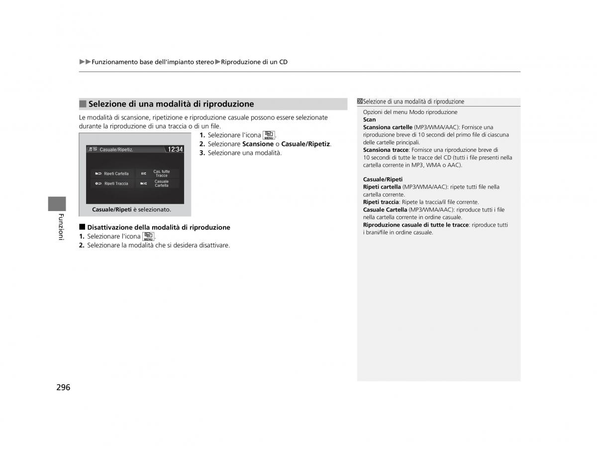 Honda HR V II 2 manuale del proprietario / page 297