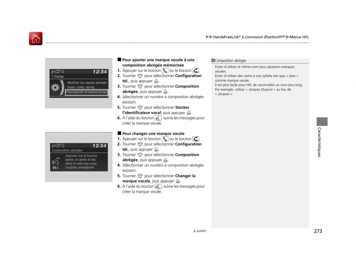 instrukcja obsługi Honda HR V Honda HR V II 2 manuel du proprietaire / page 274
