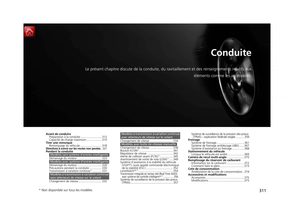 instrukcja obsługi Honda HR V Honda HR V II 2 manuel du proprietaire / page 312