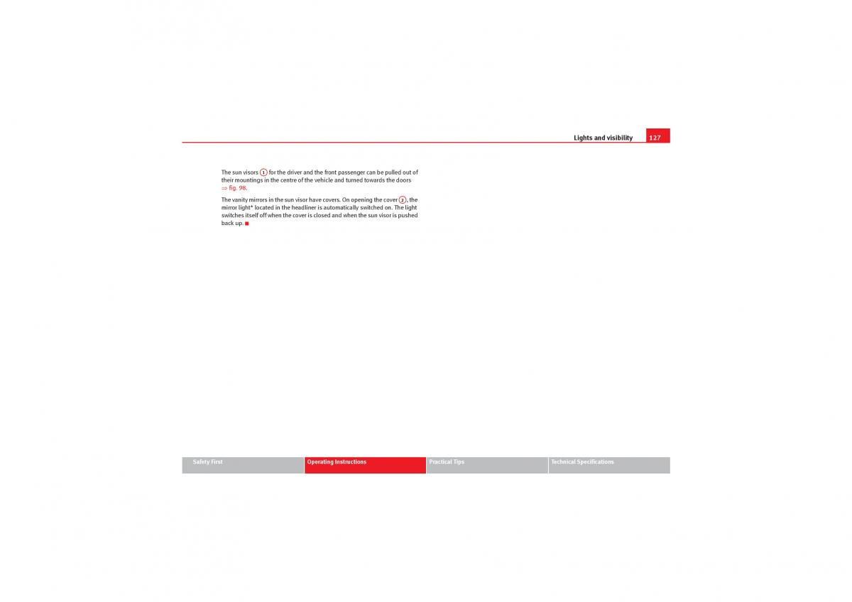 Seat Exeo owners manual / page 129