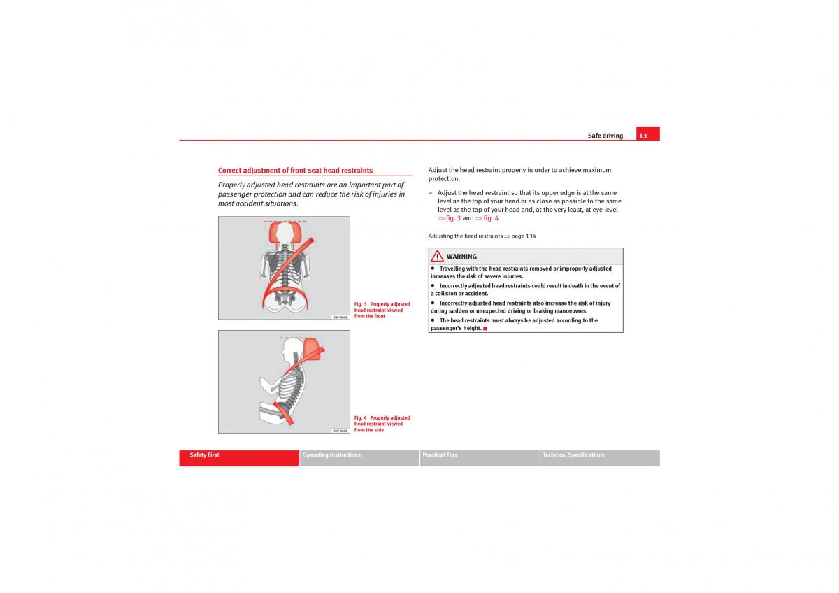 Seat Exeo owners manual / page 15