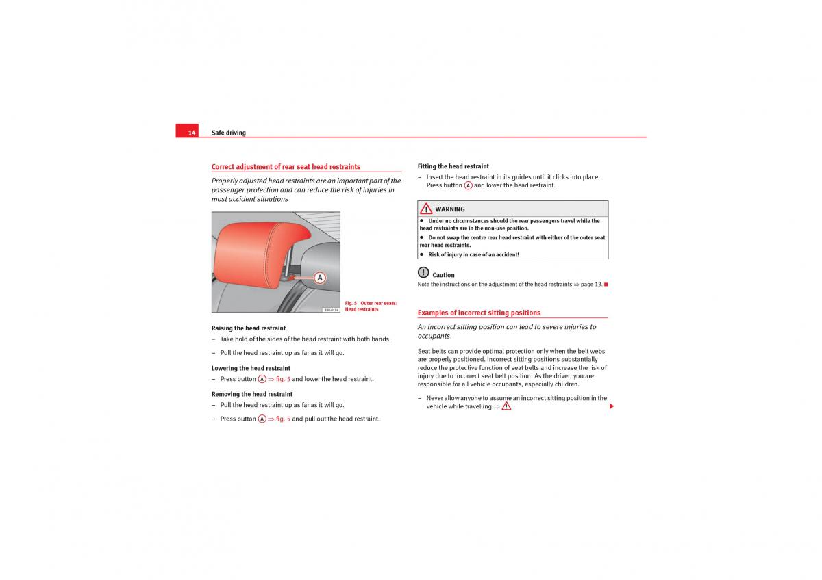 manual  Seat Exeo owners manual / page 16