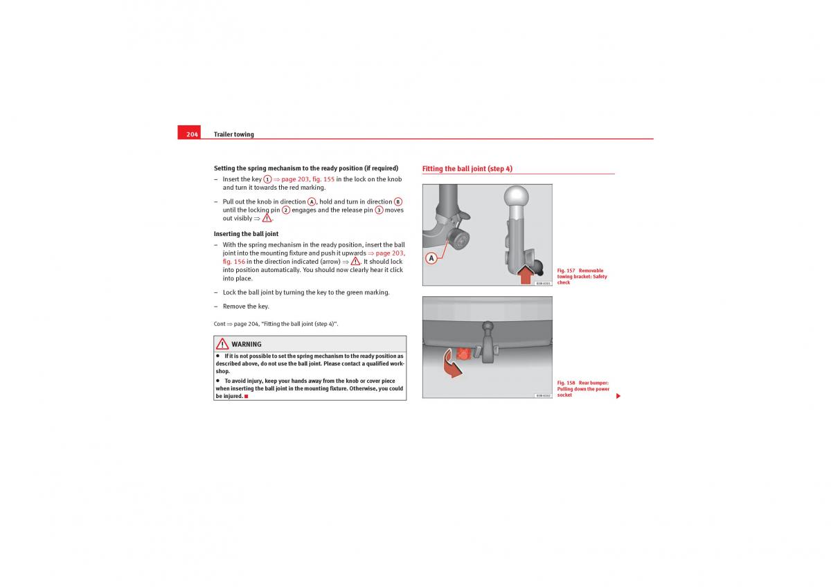 instrukcja obsługi Seat Exeo Seat Exeo owners manual / page 206