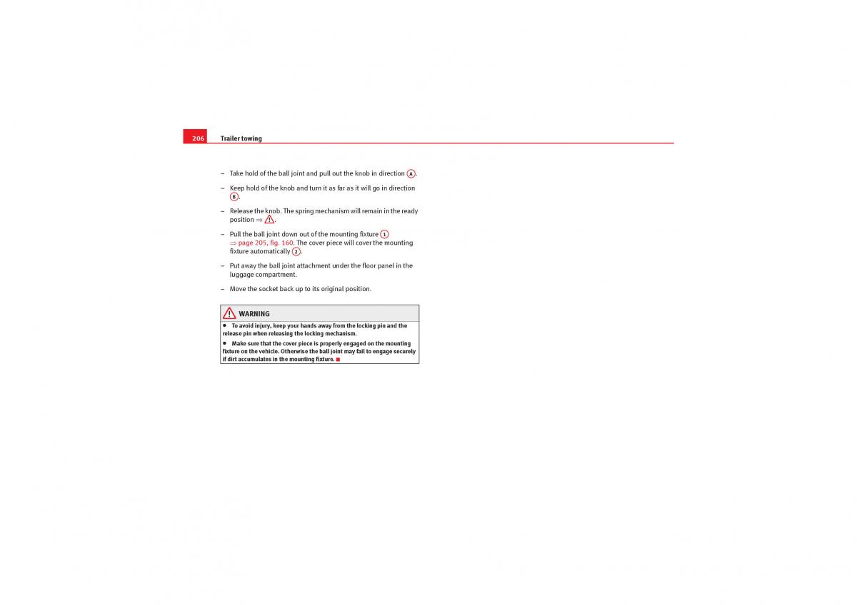 Seat Exeo owners manual / page 208