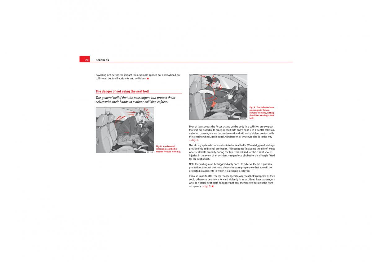 Seat Exeo owners manual / page 22