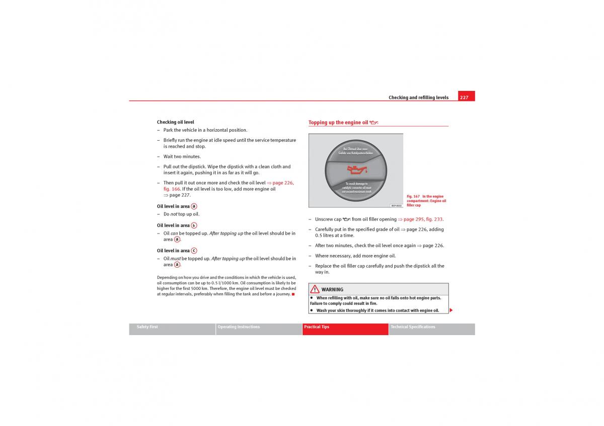 Seat Exeo owners manual / page 229