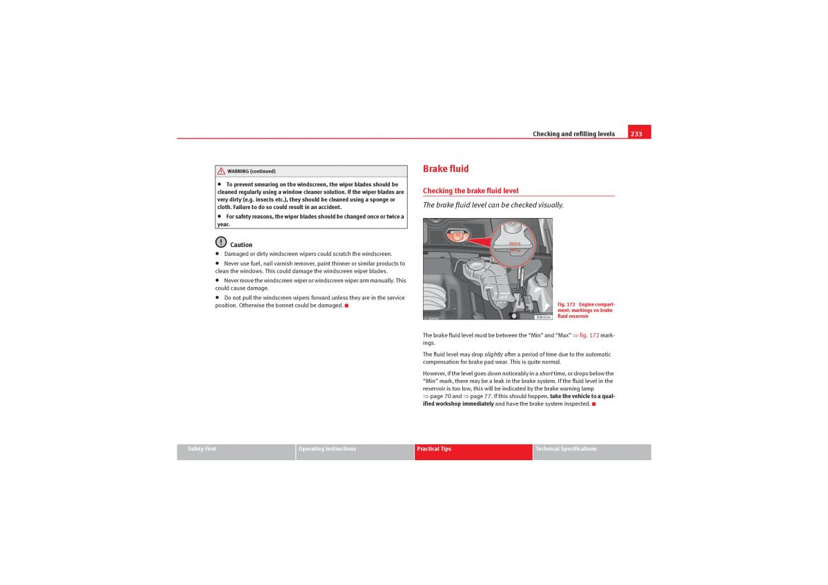 Seat Exeo owners manual / page 235
