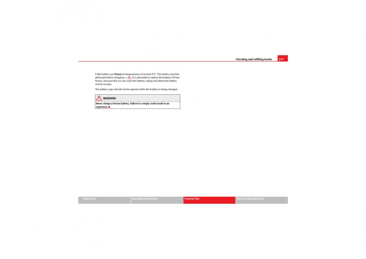 Seat Exeo owners manual / page 239