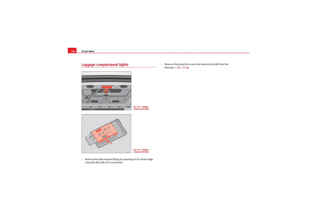 Seat Exeo owners manual / page 284