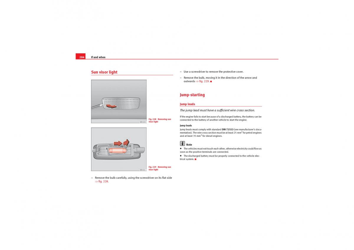 Seat Exeo owners manual / page 286
