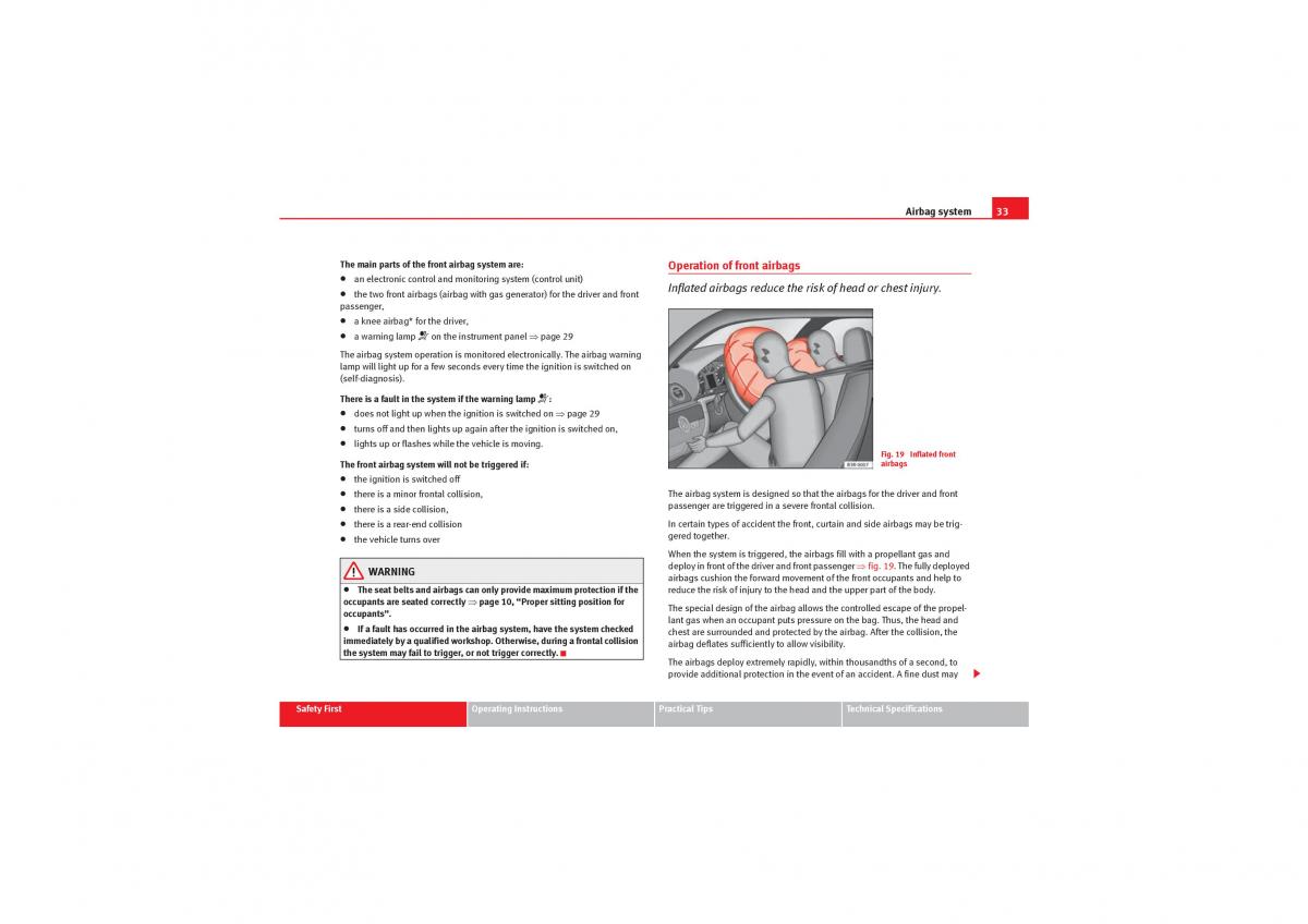 Seat Exeo owners manual / page 35