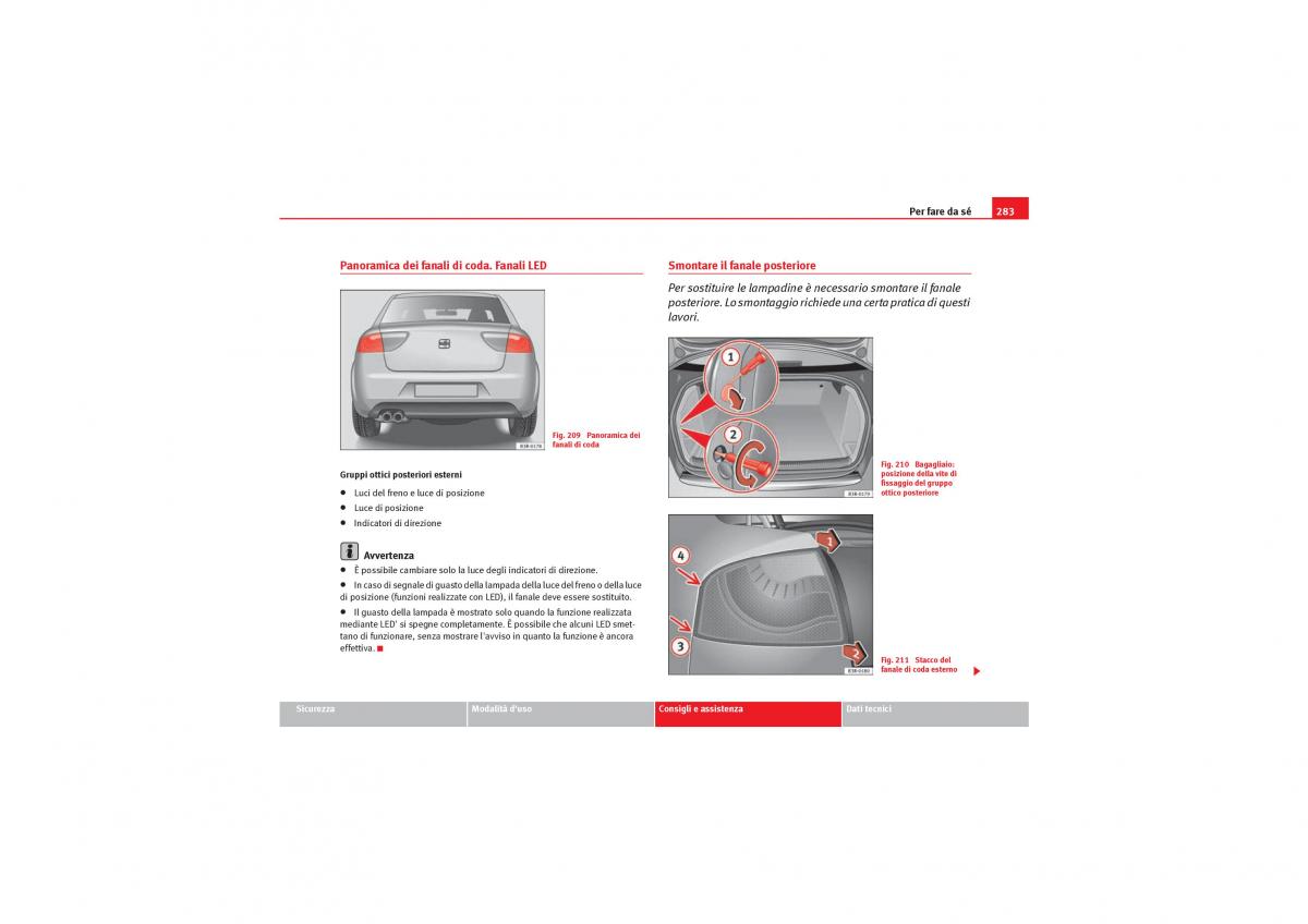 Seat Exeo manuale del proprietario / page 285