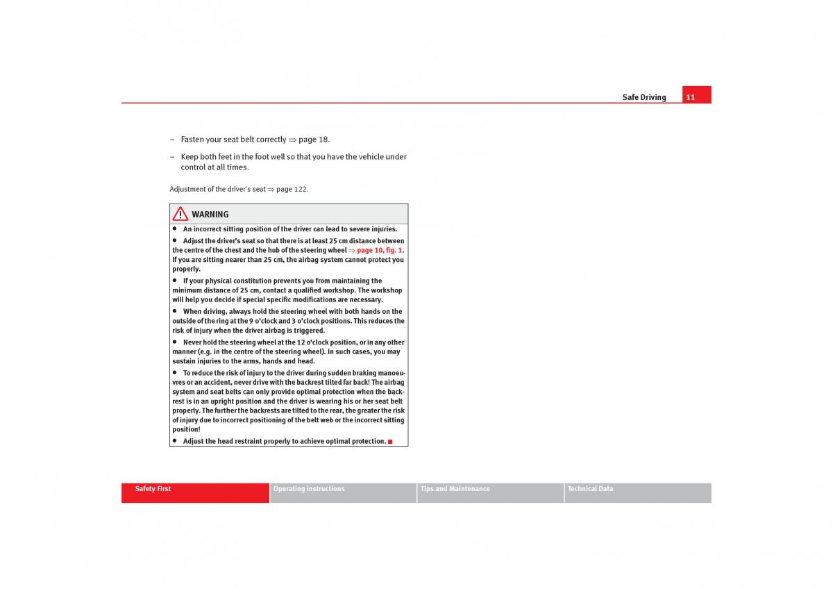 Seat Alhambra I 1 owners manual / page 13