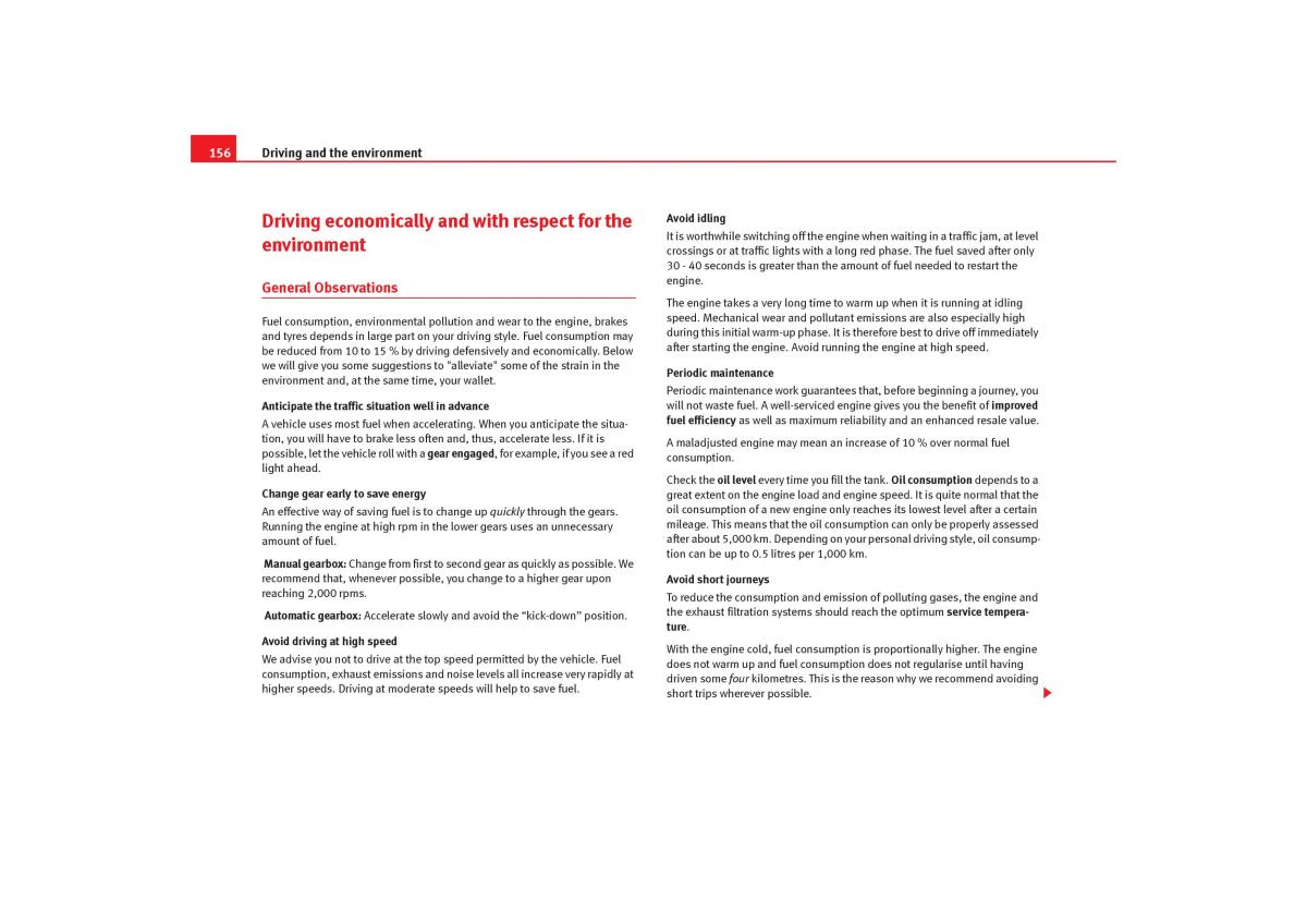 Seat Cordoba II 2 owners manual / page 158