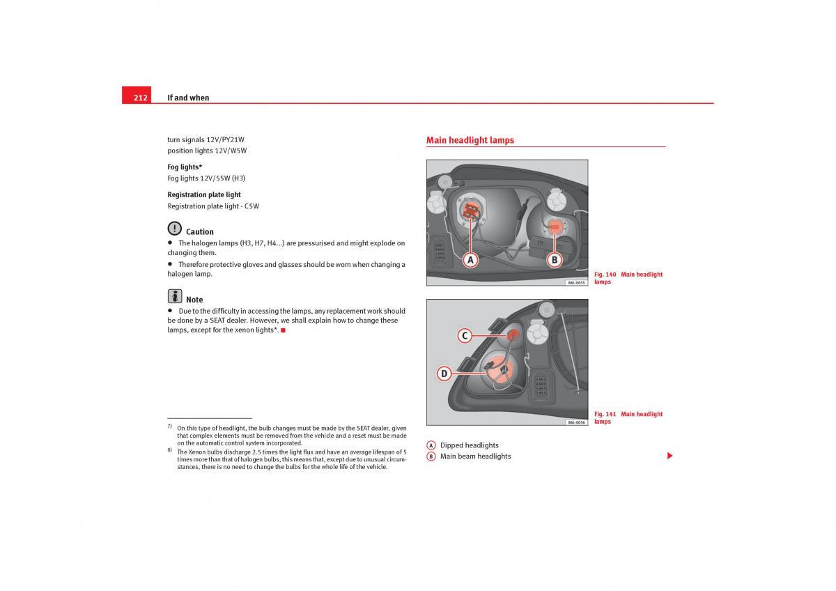 Seat Cordoba II 2 owners manual / page 214