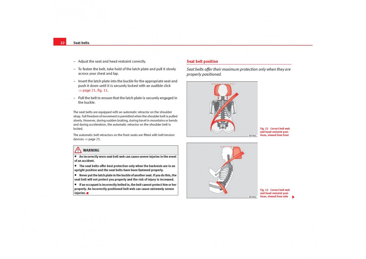 Seat Cordoba II 2 owners manual / page 24