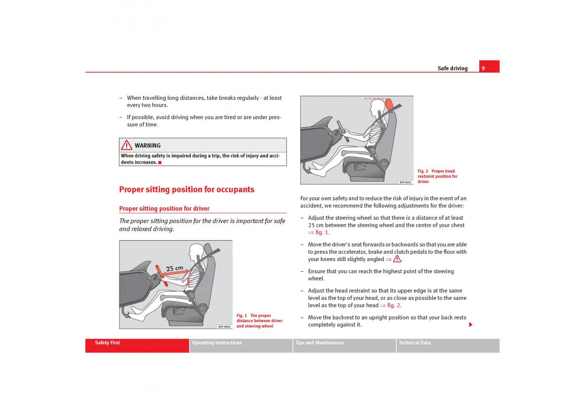 Seat Cordoba II 2 owners manual / page 11