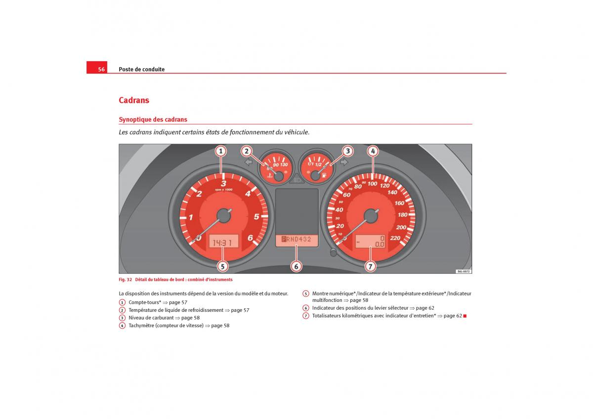 Seat Cordoba II 2 manuel du proprietaire / page 58