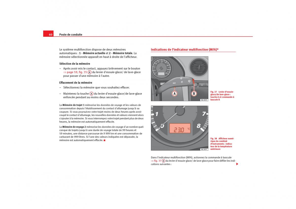 Seat Cordoba II 2 manuel du proprietaire / page 62