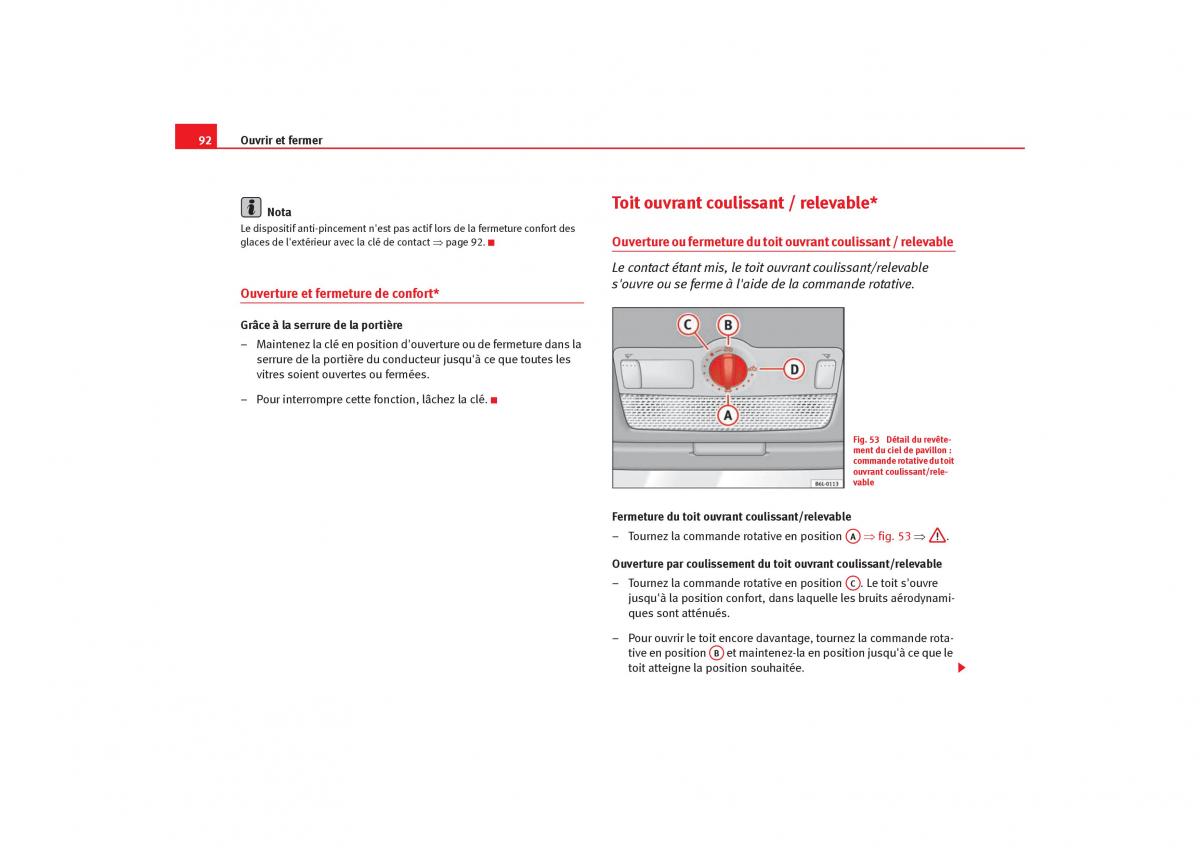 Seat Cordoba II 2 manuel du proprietaire / page 94