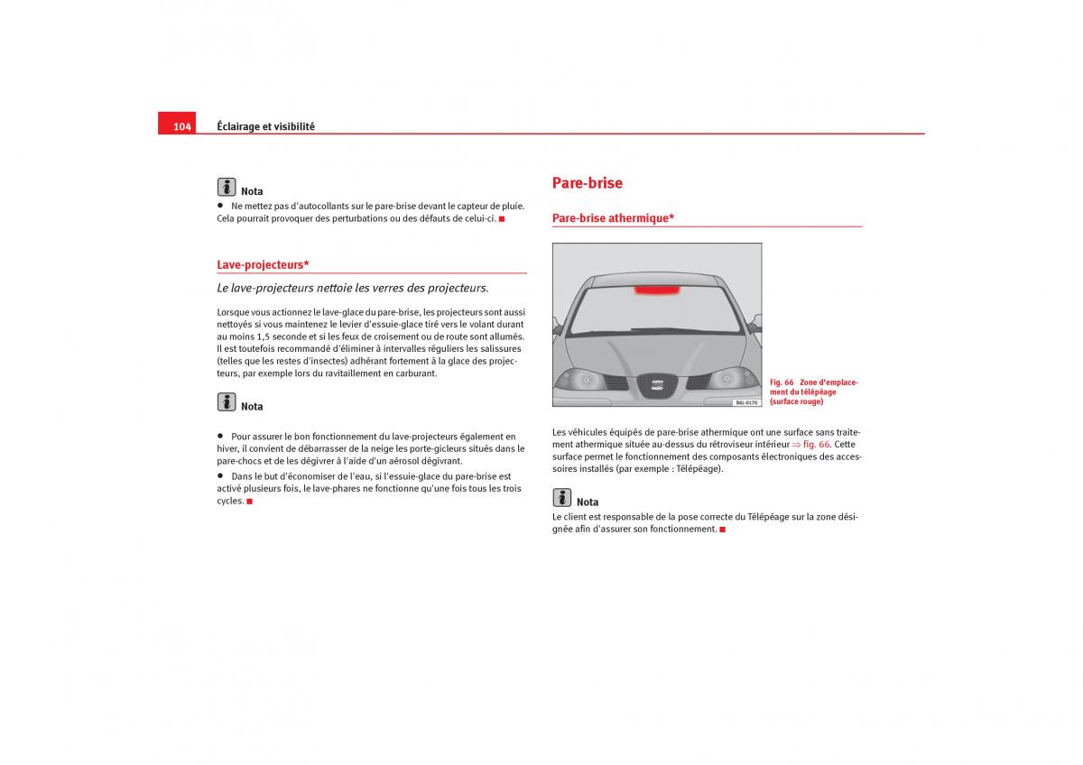 Seat Cordoba II 2 manuel du proprietaire / page 106