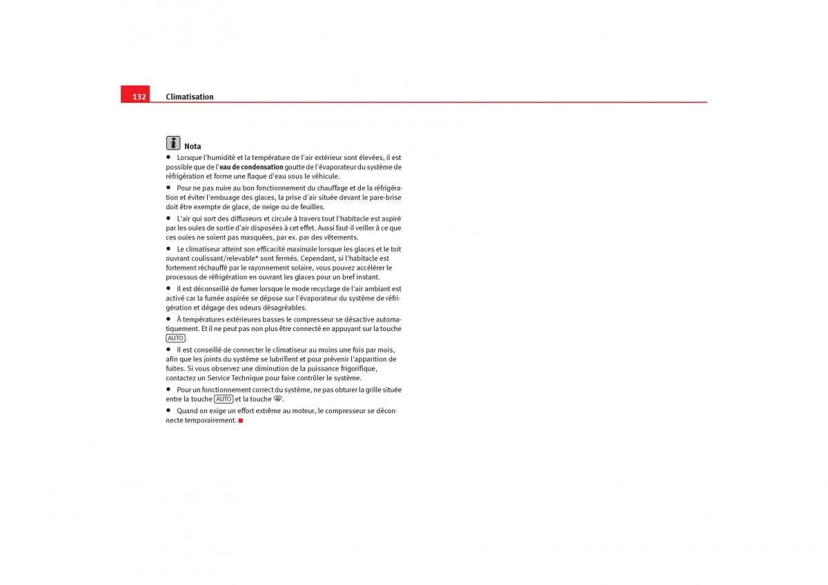 Seat Cordoba II 2 manuel du proprietaire / page 134