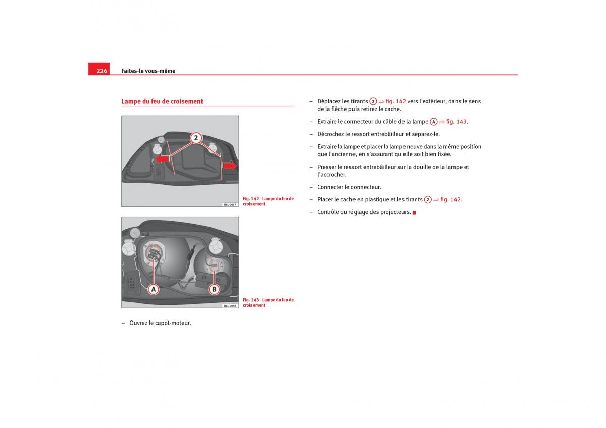 Seat Cordoba II 2 manuel du proprietaire / page 228