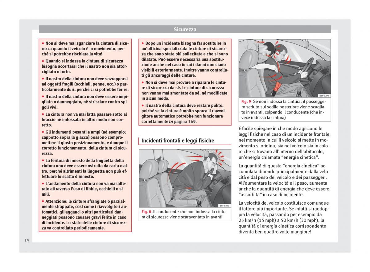 Seat Altea manuale del proprietario / page 16