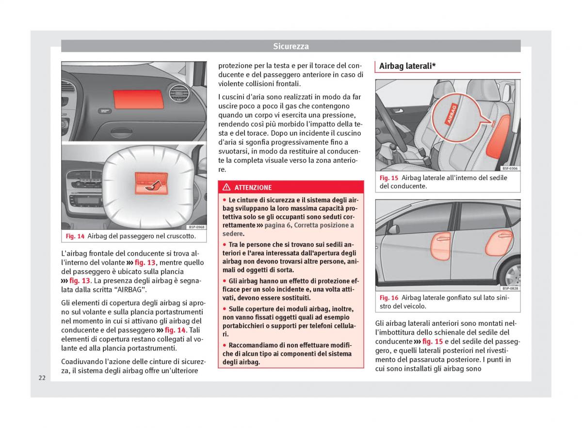 Seat Altea manuale del proprietario / page 24