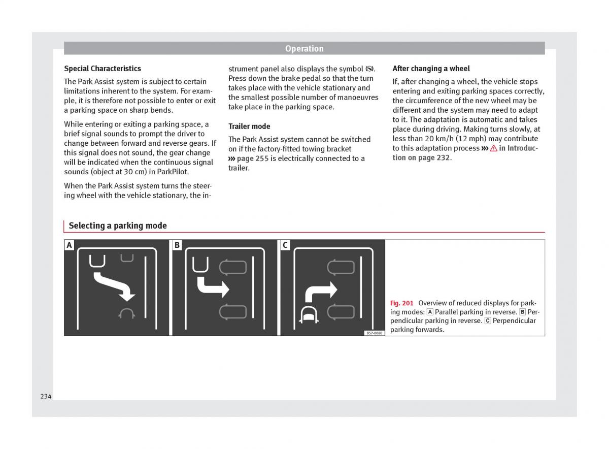 Seat Ateca owners manual / page 236