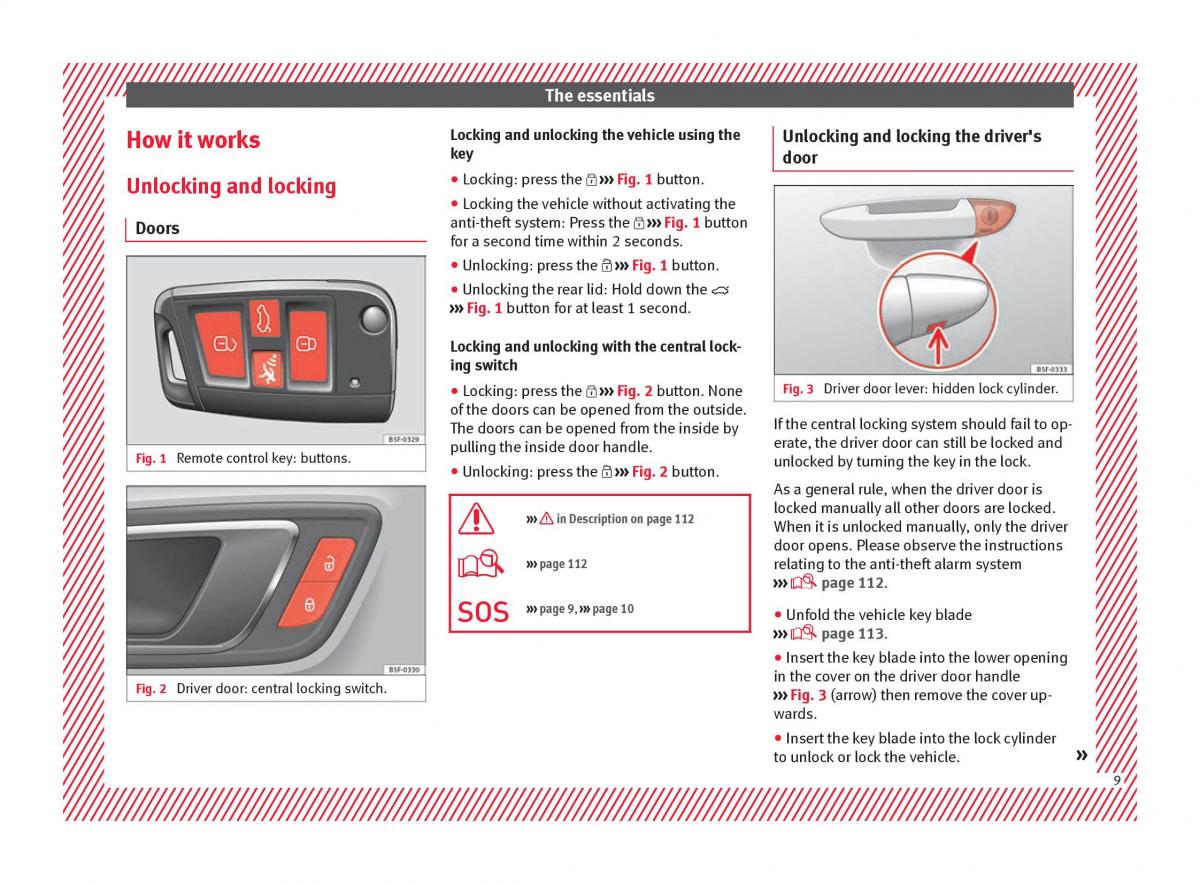 Seat Ateca owners manual / page 11