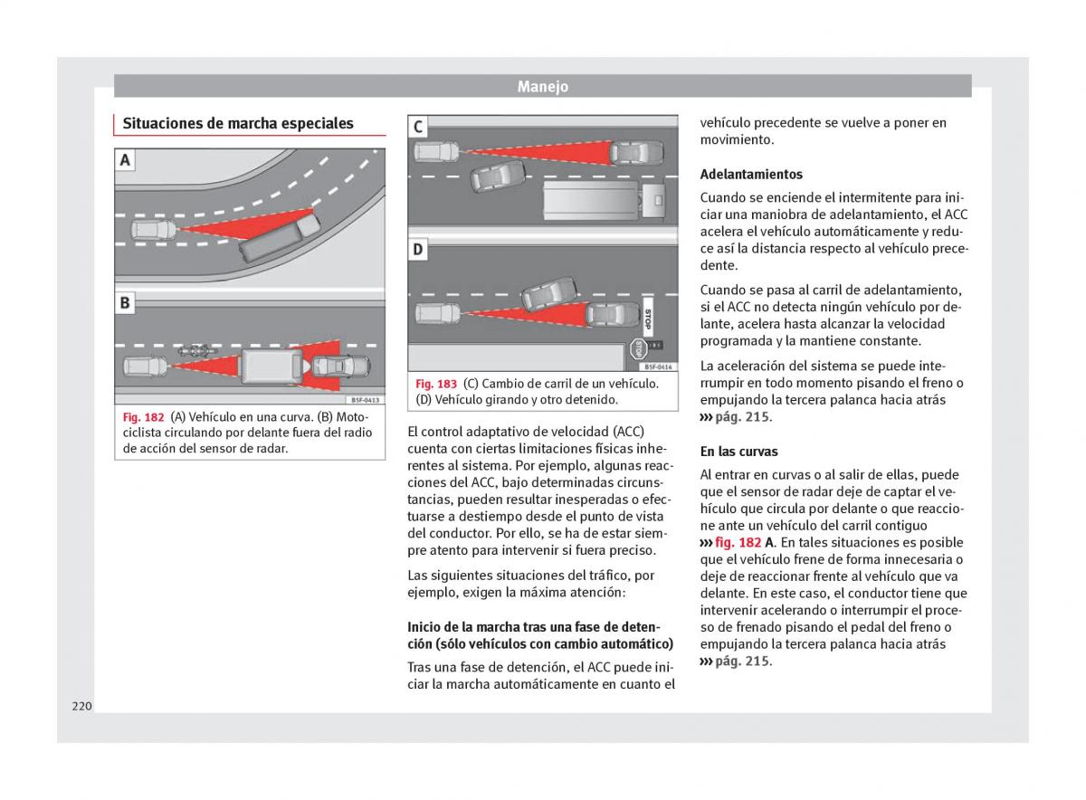 Seat Ateca manual del propietario / page 222