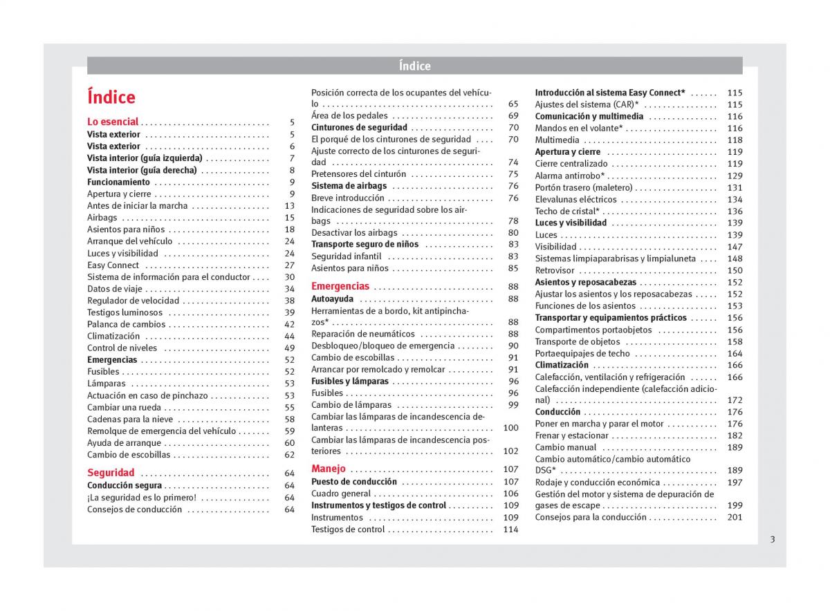 Seat Ateca manual del propietario / page 5