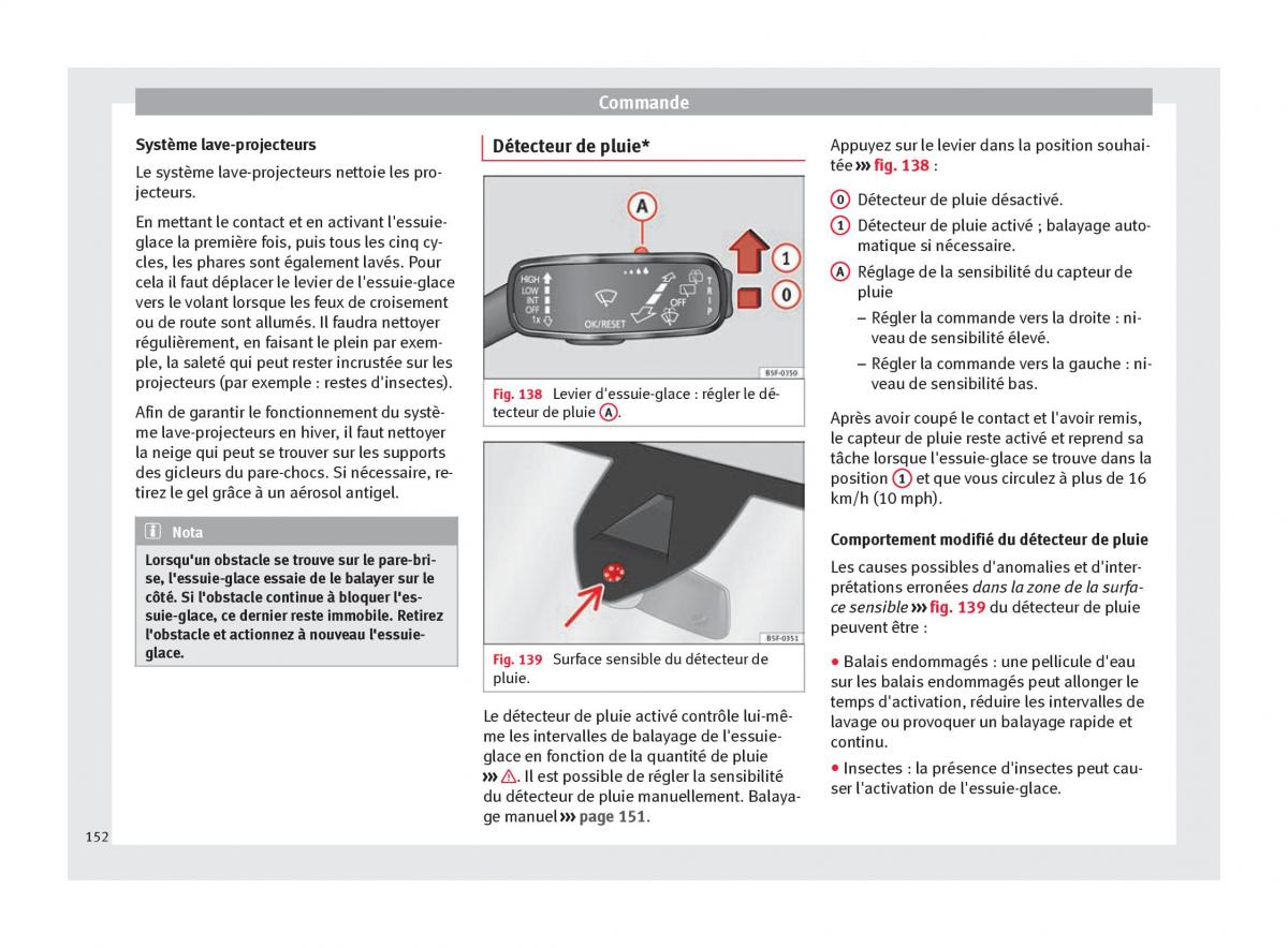 Seat Ateca manuel du proprietaire / page 154
