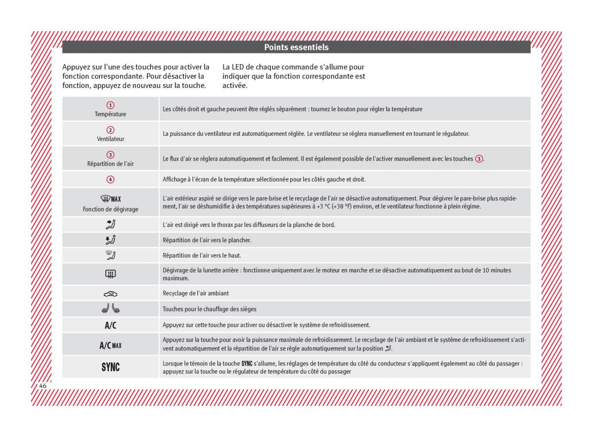 Seat Ateca manuel du proprietaire / page 48