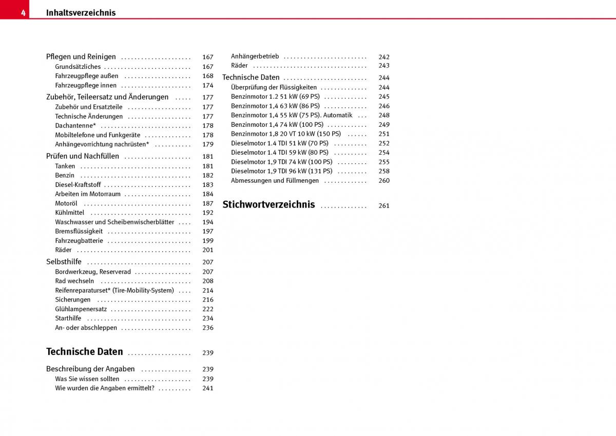 Seat Ibiza III 3 Handbuch / page 6