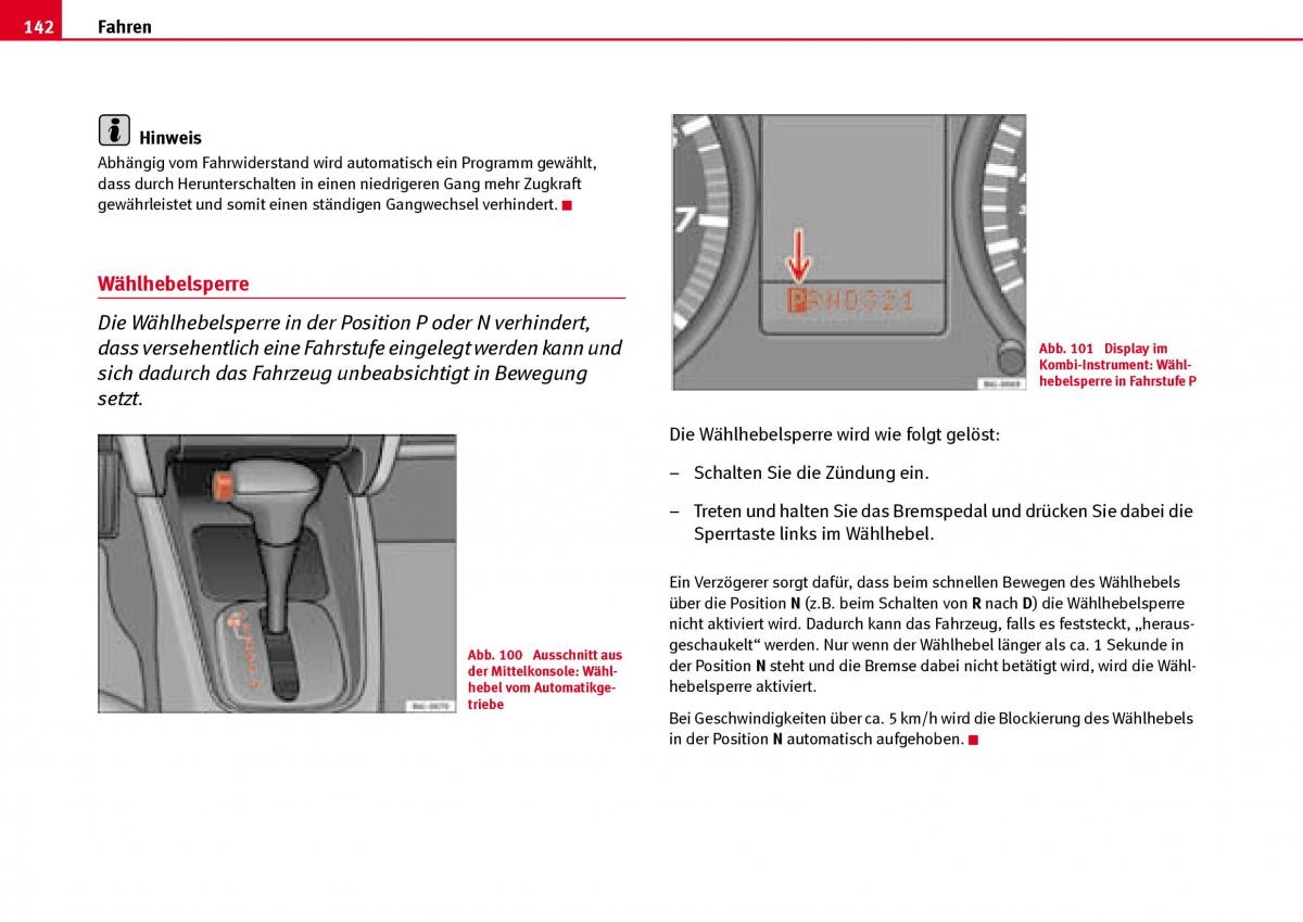 Seat Ibiza III 3 Handbuch / page 144