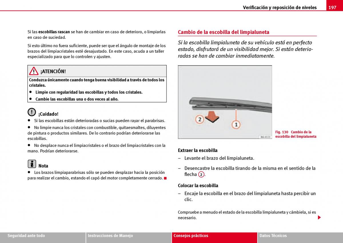 Seat Ibiza III 3 manual del propietario / page 199