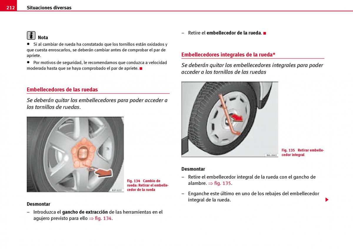 Seat Ibiza III 3 manual del propietario / page 214
