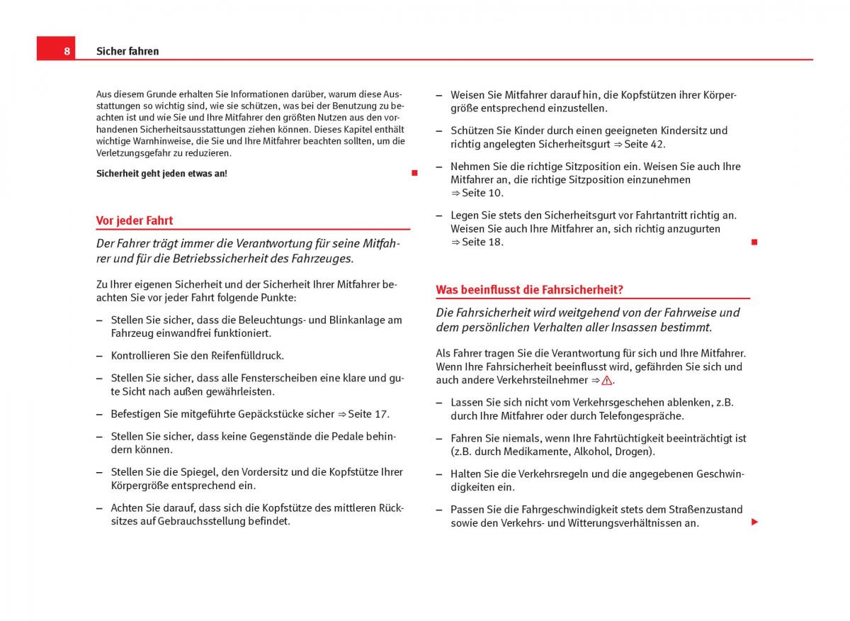 Seat Ibiza IV 4 Handbuch / page 10