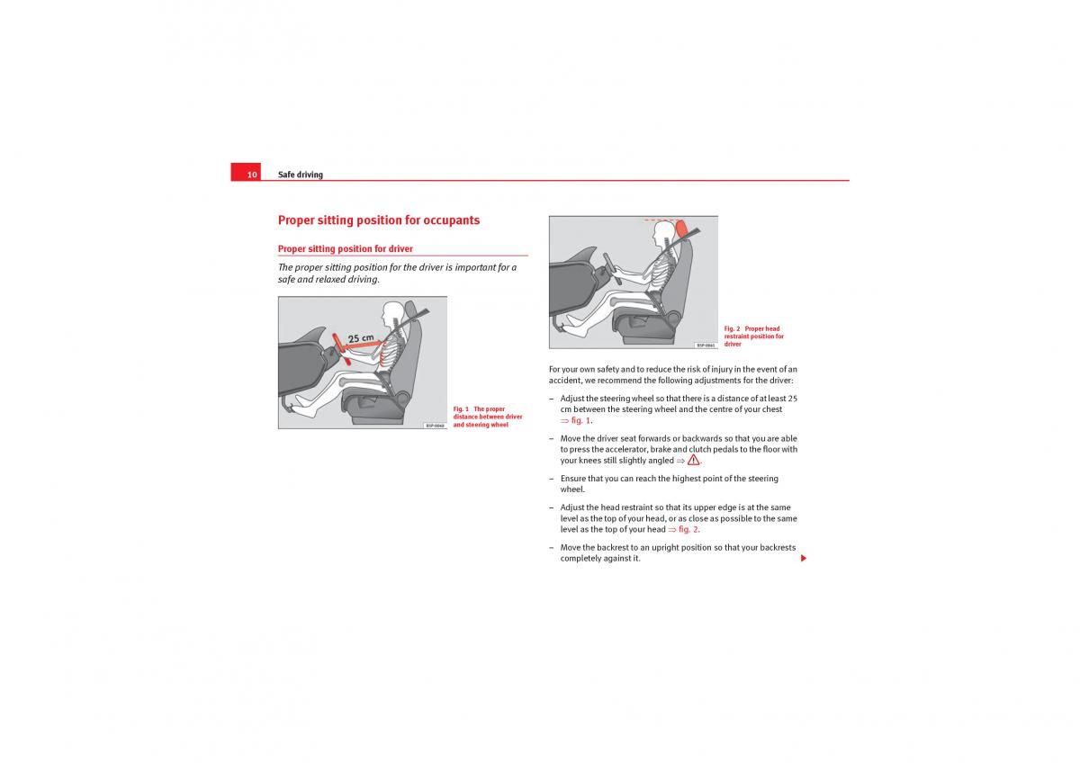 Seat Leon II 2 owners manual / page 12