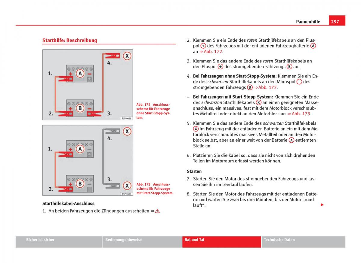 Seat Leon III 3 Handbuch / page 299