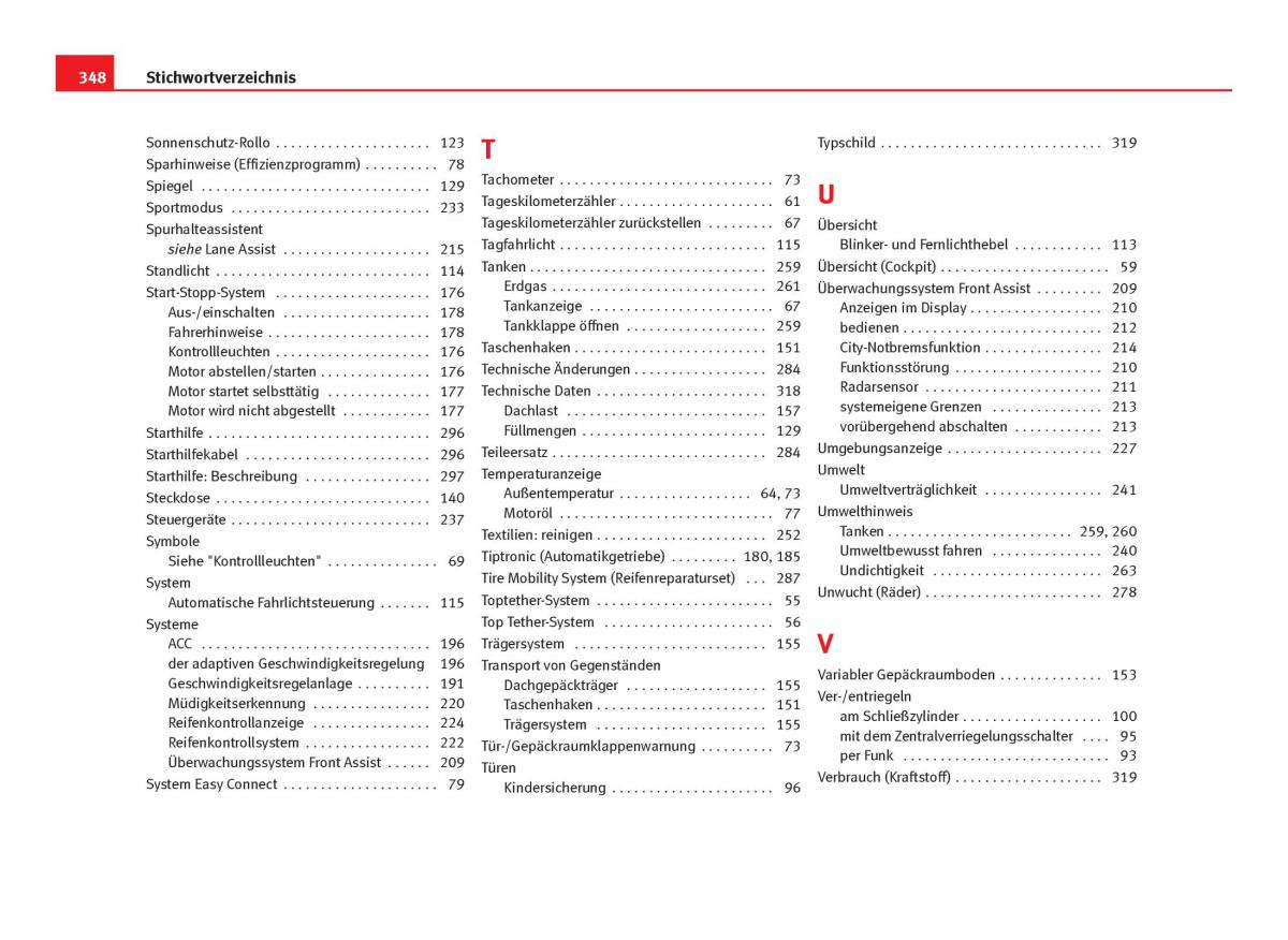 Seat Leon III 3 Handbuch / page 350