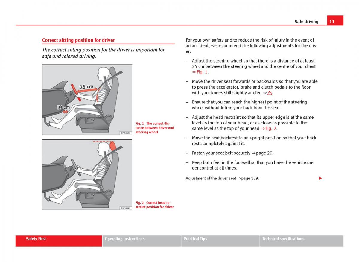 Seat Leon III 3 owners manual / page 13