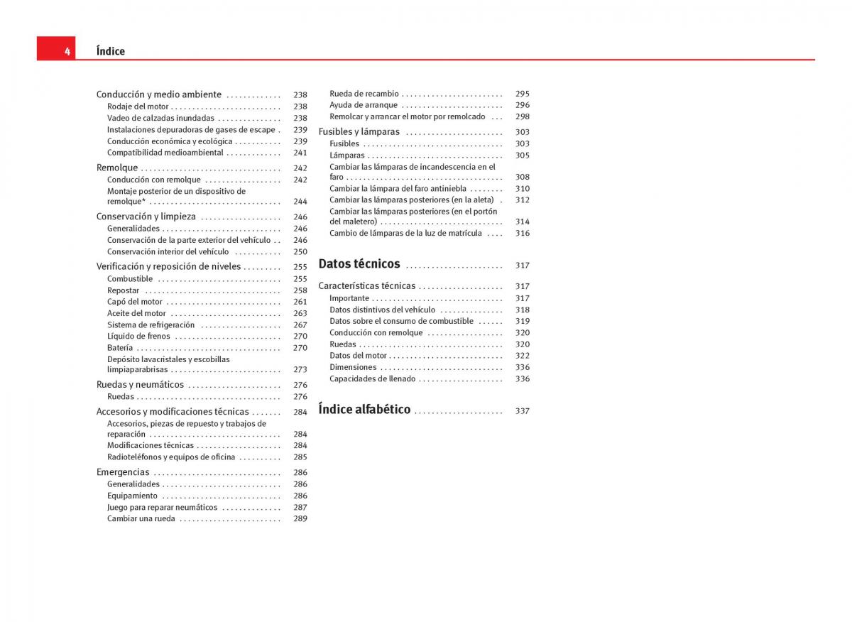 Seat Leon III 3 manual del propietario / page 6