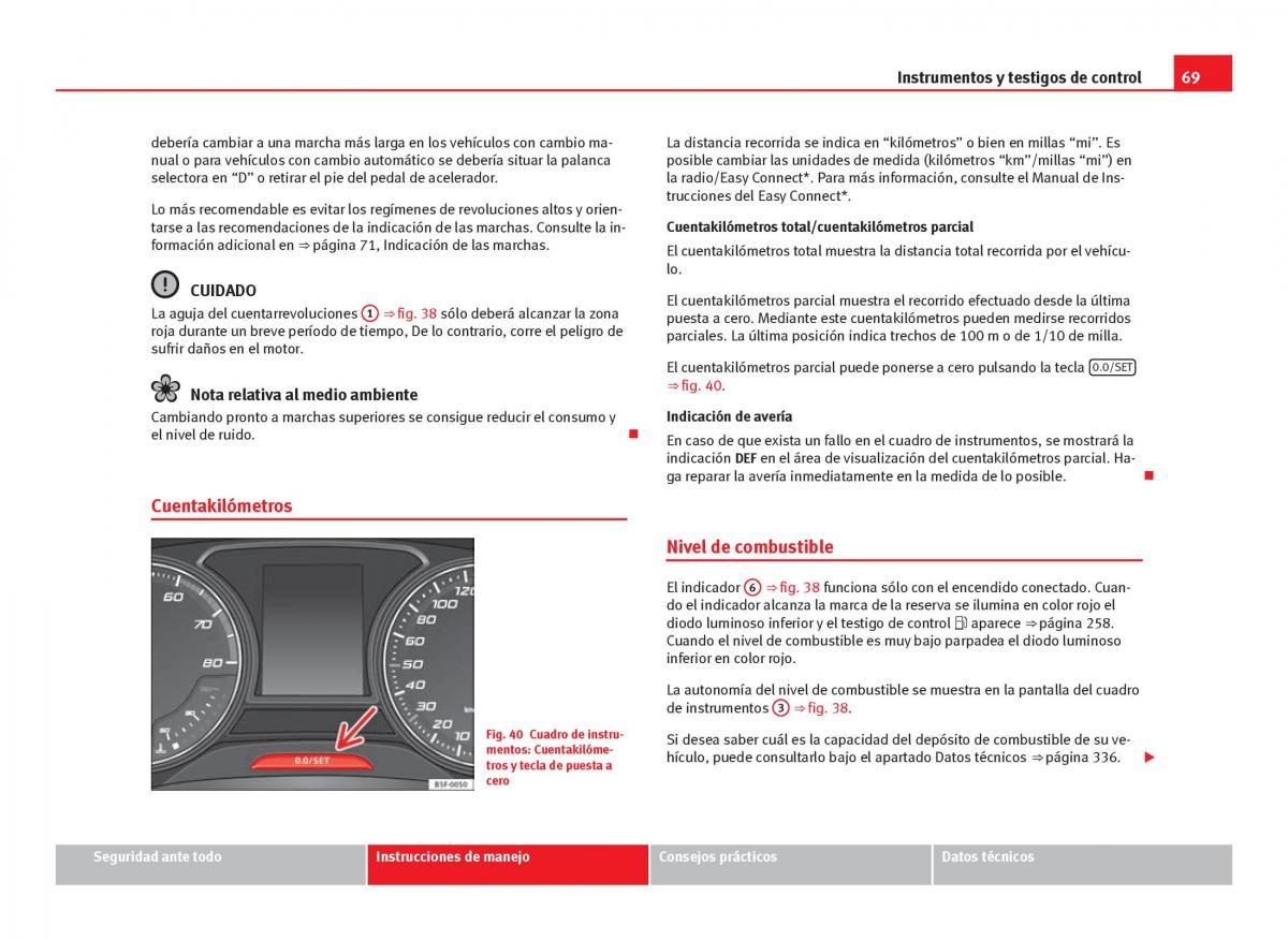 Seat Leon III 3 manual del propietario / page 71