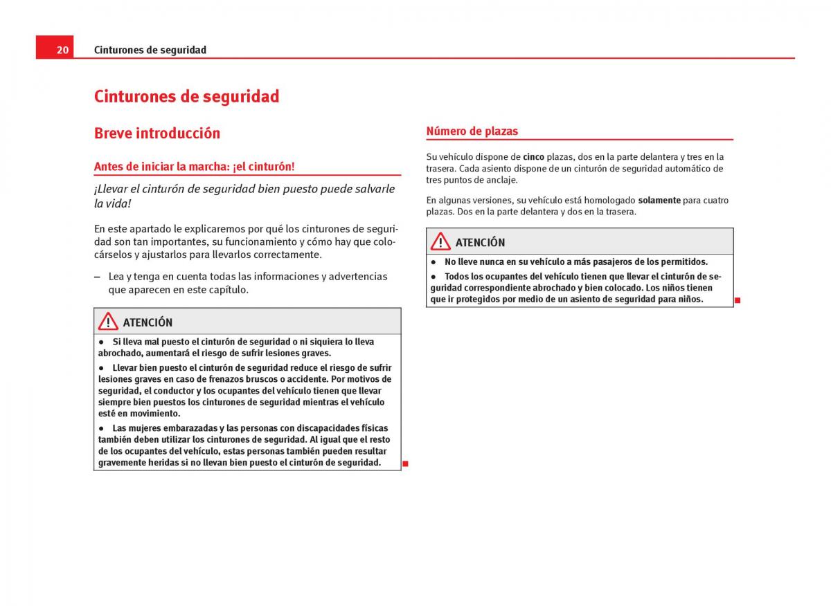 Seat Leon III 3 manual del propietario / page 22